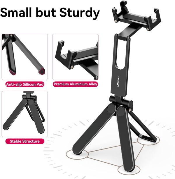 ULANZI MA26 Foldable Phone Tripod - Pocket Cell Phone Vlog Video Tripod - Image 5