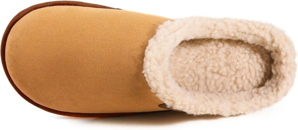 ULTRAIDEAS Women's Warm Memory Foam Slippers, Slip-on Ladies Slippers with - Image 2