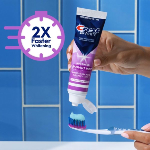 Crest 3D White Advanced Teeth Whitening Toothpaste, Crest 3D White - Image 5