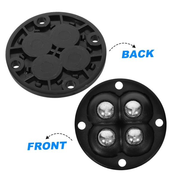 CHILDWEET 4pcs Adhesive Universal Wheel Wheels for Office Chair Furniture - Image 3