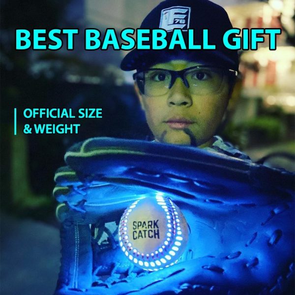 SPARK CATCH Light Up Baseball, Glow in The Dark Baseball, Sports Gear - Image 3