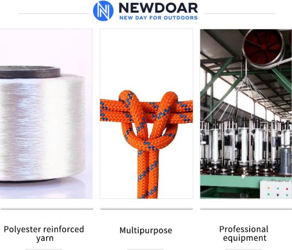 NewDoar Static Climbing Rope 10mm Accessory Cord Rope,for Arborist Tree, - Image 7
