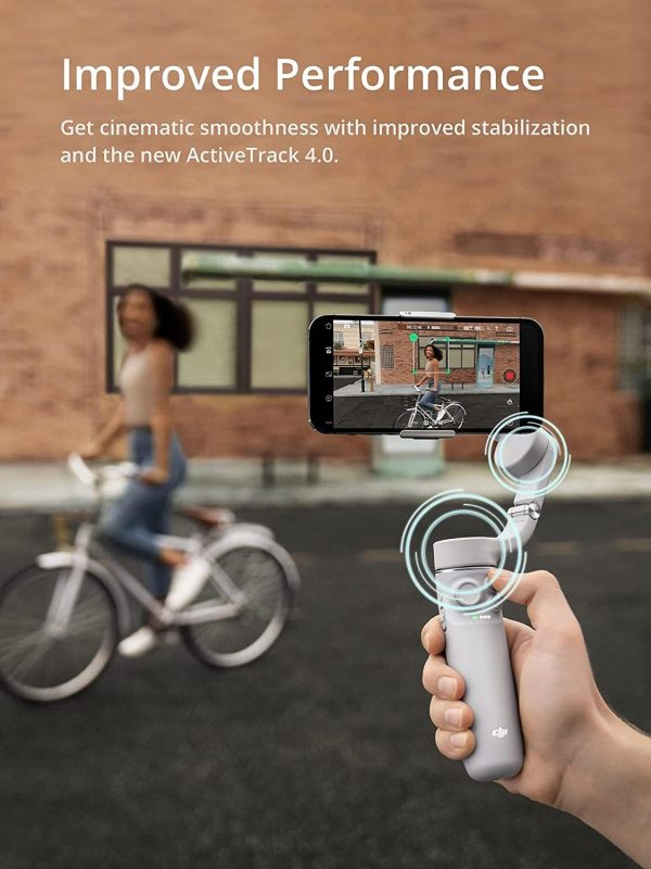 DJI OM 5 Smartphone Gimbal Stabilizer, 3-Axis Phone Gimbal, Built-In - Image 3
