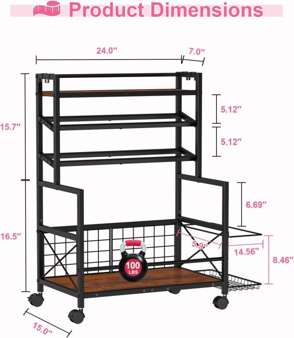 Snughome Dumbbell Rack, Weight Rack for Dumbbells, Home Gym Storage Rack - Image 2