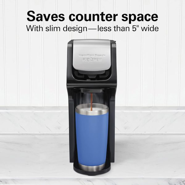 Hamilton Beach 49900 FlexBrew Single-Serve Coffee Maker Compatible with Pod - Image 4