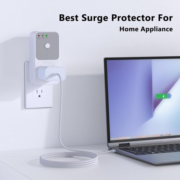 BSEED Single Outlet Surge Protector, 1800W Surge Protector for - Image 6