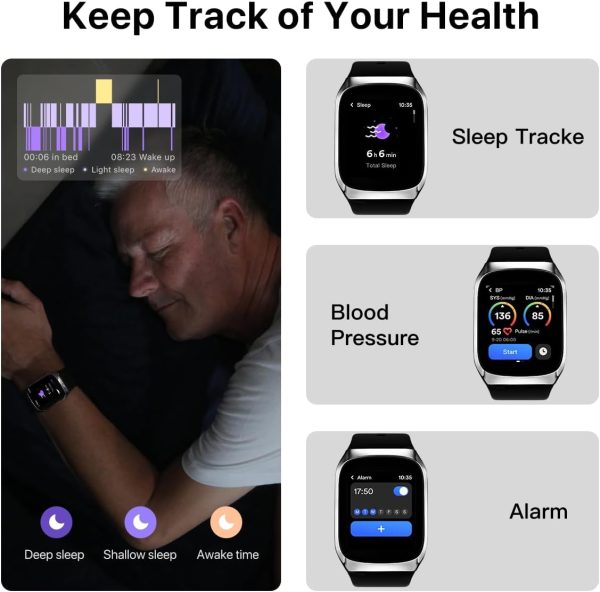 YHE BP Doctor Med, Blood Pressure Smartwatch with Dual Patented Cuff, Wrist - Image 4