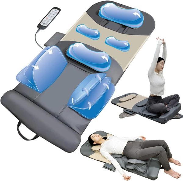 Full Body Stretching Massage Mat with Airbags. 3D Lumbar Traction - Neck, - Image 2