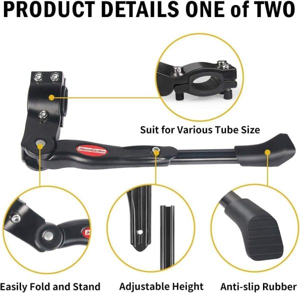 GameXcel Bike Kickstand Bike Stand for Mountain Bike - Kickstands for Kids - Image 5
