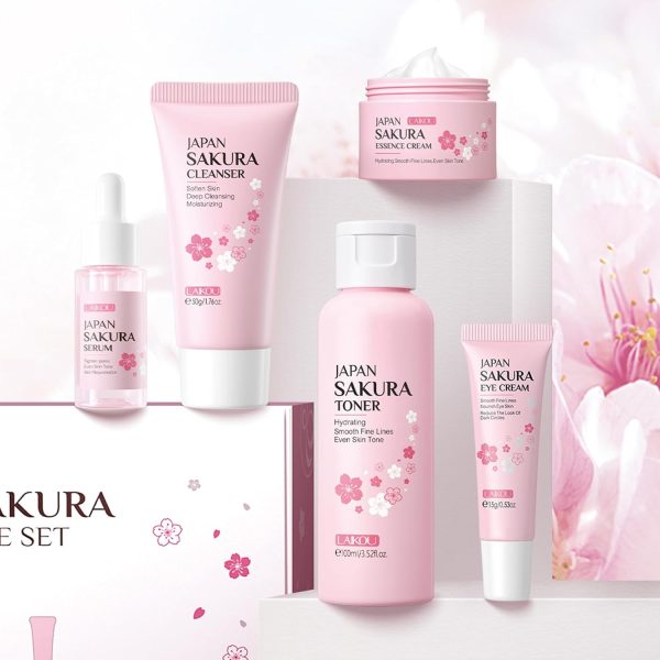 Skin Care Set JAPAN SAKURA Women Beauty Gift Sets Skin Care Kit with - Image 7