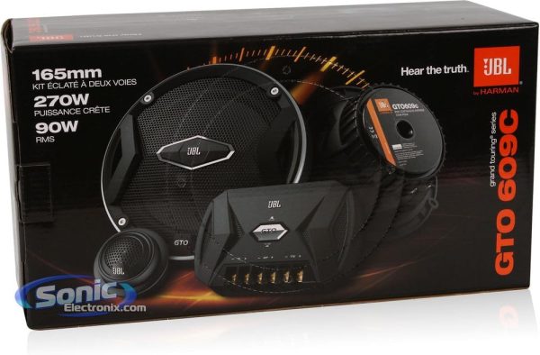 JBL GTO609C 270 Watts 6-1/2/'' Premium Car Audio Component Stereo Speaker - Image 2