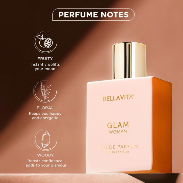 Bella.vitaa Luxury GLAM Woman Eau De Parfum with African Orange, Jasmine & - Image 3