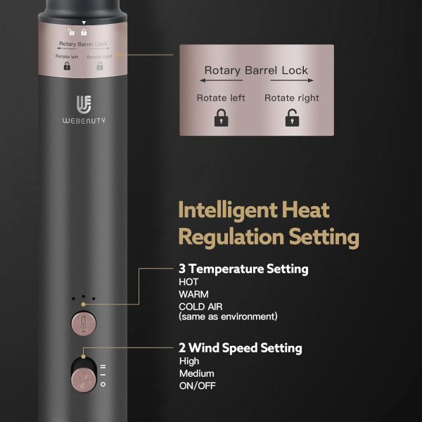 Curling Iron Hair Dryer: Auto Wrap Curling Wand 1 1/4 Inch Automatic Hair - Image 4