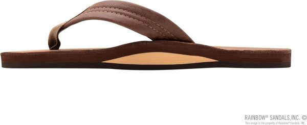 Rainbow Sandals Mens Luxury Leather - Single Layer Arch Support - Image 2