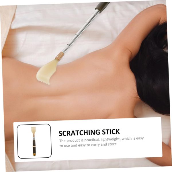 4 Pcs Imitation Cow Horn Tickle Back Scraper Handheld Back Scratcher - Image 4