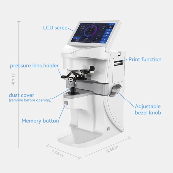 Screen Focimeter Lensmeter Auto Lens Meter 7 Inch Touch Screen Auto - Image 8