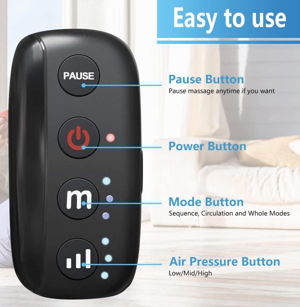 CINCOM Cordless Calf Massager for Circulation, Leg Compression Massager for - Image 5