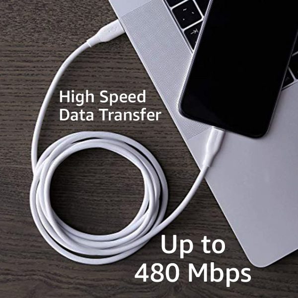 Amazon Basics USB-2.0 Type C to Lightning Cable (MFi Certified), 6 Feet, - Image 6