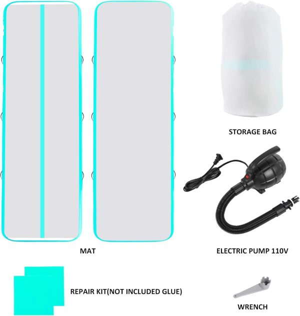 Naice Inflatable Air Gymnastics Mat, Training Tumbling Mat, - Image 7