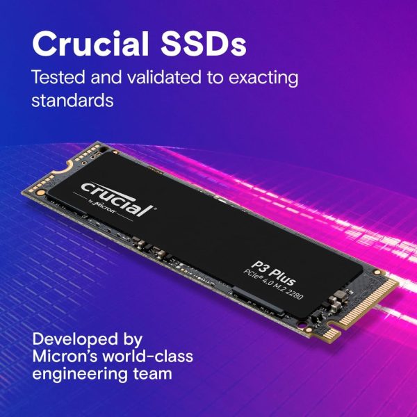 Crucial P3 Plus 1TB PCIe Gen4 3D NAND NVMe M.2 SSD, up to 5000MB/s - - Image 5