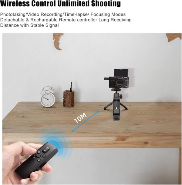Remote Wireless Camera Shooting Grip and Tripod for Video, Ideal for - Image 3