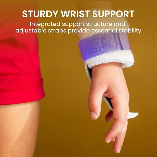 Amrta Gymnastics Grips Wristbands Sets for Girls Youth Kids 2 Pair Palm - Image 6