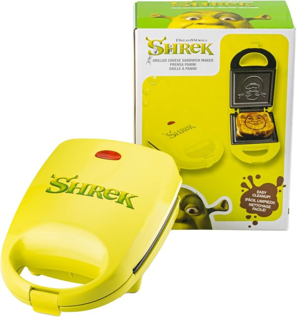 Uncanny Brands Shrek Sandwich Maker - Small Kitchen Appliance - Image 8