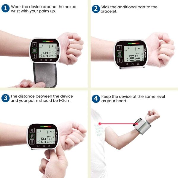 Wrist Blood Pressure Monitor Automatic BP Machine with Large Backlit - Image 6