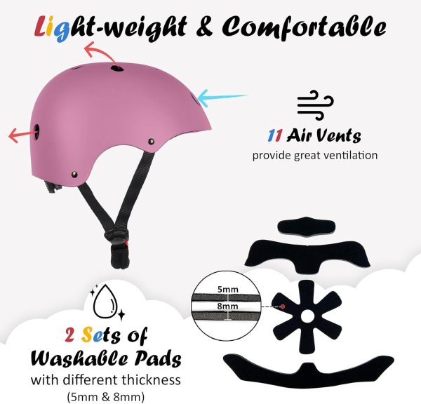 Kids Bike Helmet, Adjustable and Multi-Sport, from Toddler to Youth, 3 - Image 5