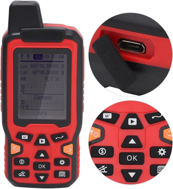 Handheld GPS Navigation Land Area Meter with 2.4 inch LCD Display for Real - Image 4