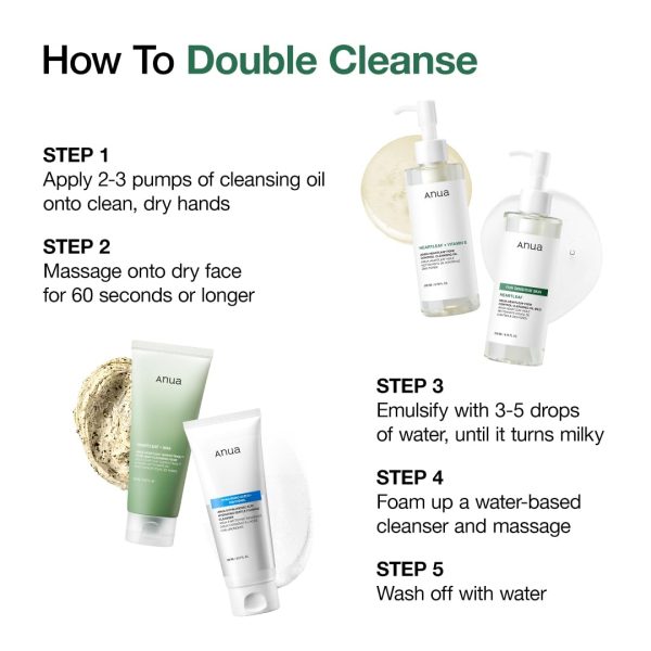 Anua Heartleaf Pore Control Cleansing Oil, Oil Cleanser for Face, Makeup - Image 7