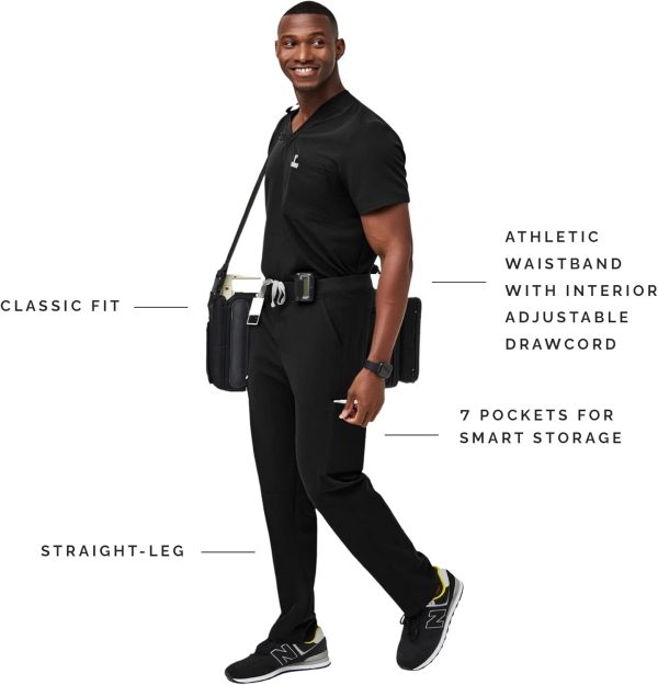 FIGS Axim Cargo Scrub Pants for Men — Classic Fit, Straight Leg, 7 Pockets, - Image 2
