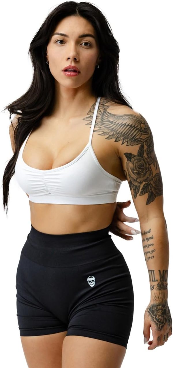 Gymreapers Infinity Seamless Workout Shorts High Waist Biker Shorts for - Image 3
