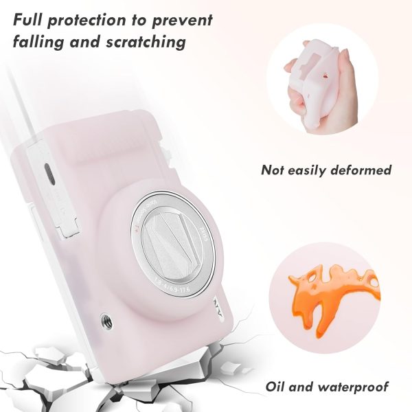 Rieibi ZV-1F Case, Soft Silicone Protective Case for Sony ZV1F/ZV-1M2/ZV-1 - Image 8