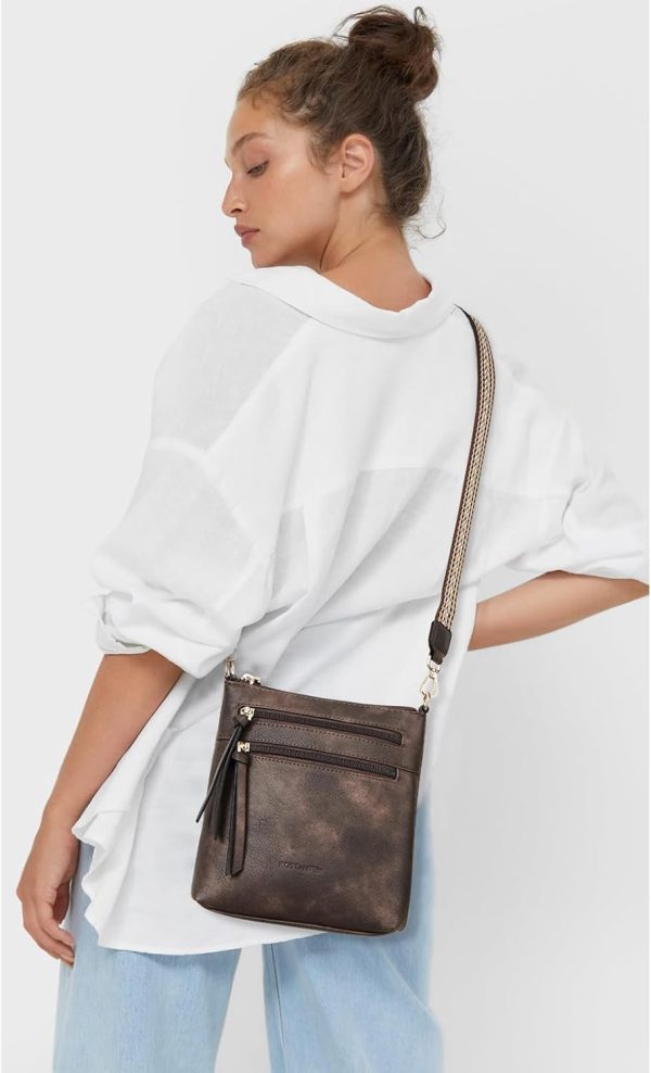 BOSTANTEN Crossbody Bags Purses for Women Trendy Soft Leather Shoulder - Image 2