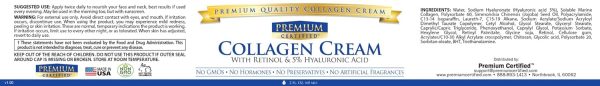 Collagen Cream - With Retinol and Hyaluronic Acid - Anti Aging, Improve - Image 7
