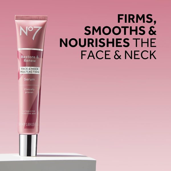 No7 Restore & Renew Face & Neck Multi Action Skincare System - SPF 30 Face - Image 8