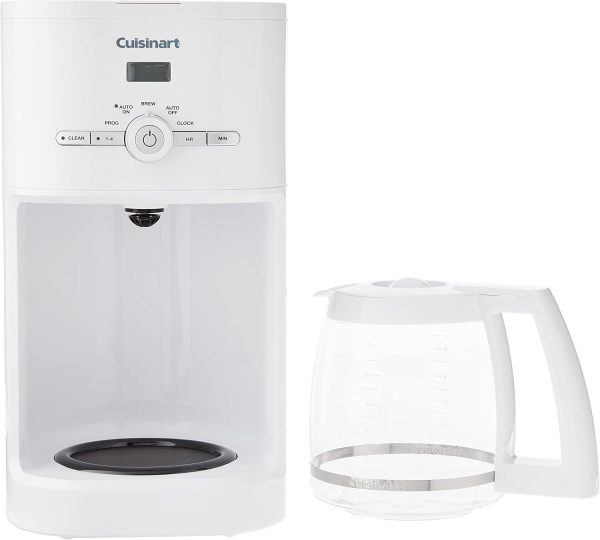 Cuisinart DCC-1120 12-Cup Classic Programmable Coffeemaker, White, 12-Cup, - Image 3