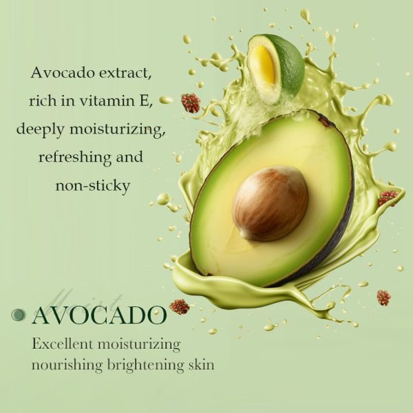 5pcs Avocado Skincare Kit, Skin Care Gift Set with Lip Balm, Toner, Lotion, - Image 5