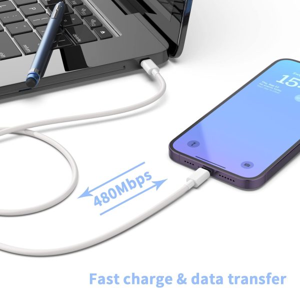 USB C Fast Charger, 3 Pack 20W USB-C Power Adapter with 3 Pack 6FT Type C - Image 4