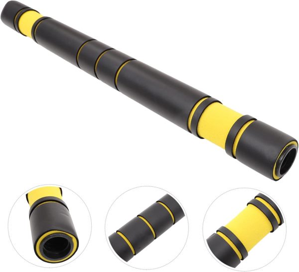 Dumbbell Bar Set Gym Bag Pull up Bars Grip Tape Adjustable Hanger Men - Image 6