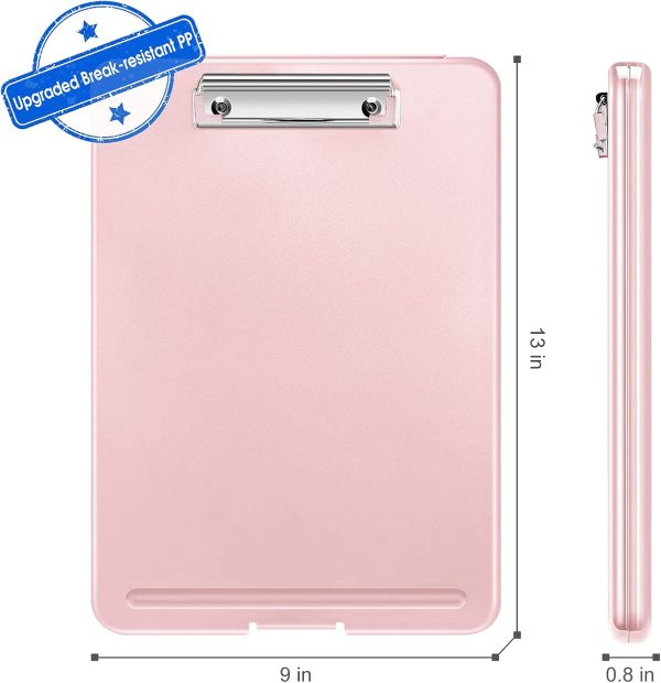 SITHON Nursing Clipboard with Storage, Heavy Duty Portable Writing - Image 2