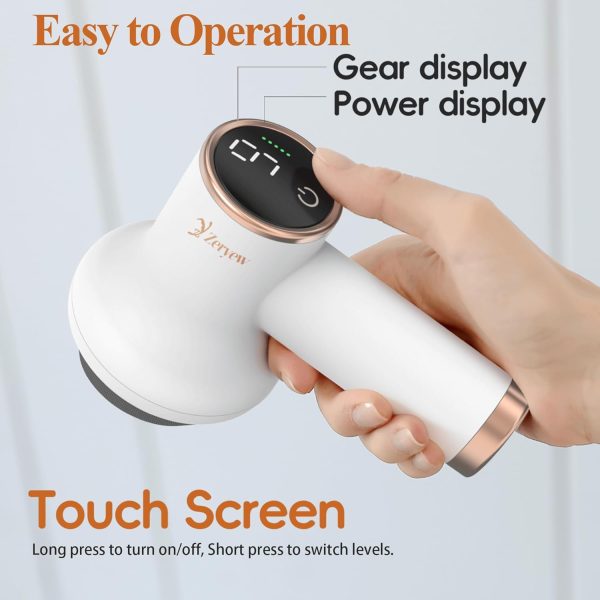 Cordless Cellulite Massager, Handheld & Mini Lymphatic Drainage Massager, - Image 3