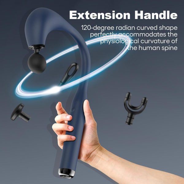 Massage Gun Deep Tissue with Extended Handle Revolutionary U-Shaped Back - Image 2