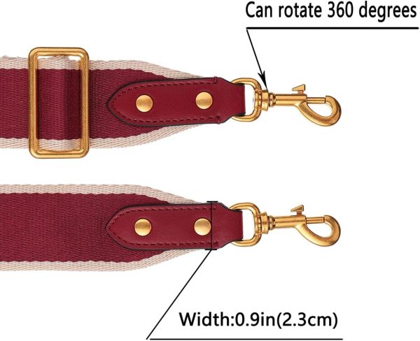 Jiesinlov Bag Strap Replacement Crossbody Wide Shoulder Straps Adjustable - Image 4
