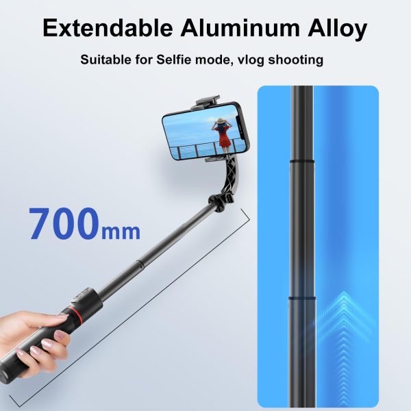 Gimbal Stabilizer for Smartphone, Phone Gimbal with Remote 1-Axis Auto - Image 3