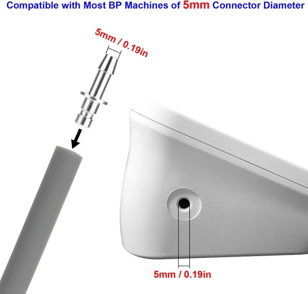 CM 3 Pcs Metal NIBP Cuff Connector Blood Pressure Monitor Cuff Connector - Image 3