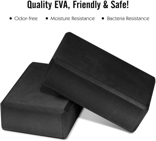 Gaiam Yoga Block - Supportive Latex-Free Eva Foam - Soft Non-Slip Surface - Image 2