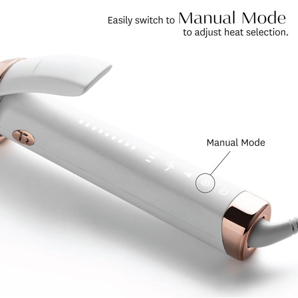 T3 Curl ID 1.25" Digital Ceramic Curling Iron with Smart Touch Interface & - Image 12