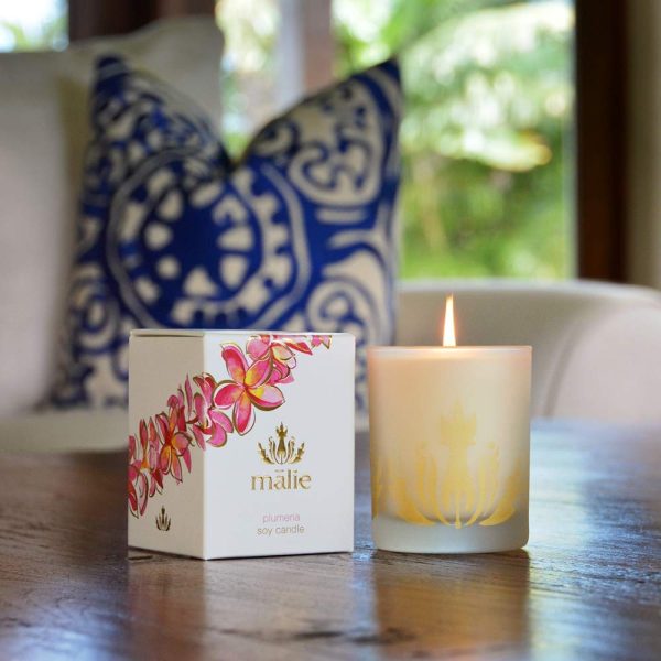 Malie Organics Soy Candle, Pikake - Image 3
